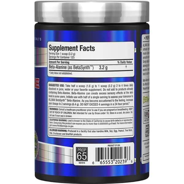 Allmax Nutrition Sports Nutrition & More Allmax Nutrition Beta-Alanine 400 Grams
