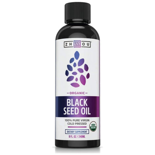 ZHOU Herbs ZHOU Organic Black Seed Oil 8 fl oz