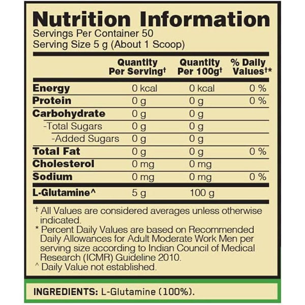 Optimum Nutrition Sports Nutrition & More Optimum Nutrition Glutamine Powder 300 Grams