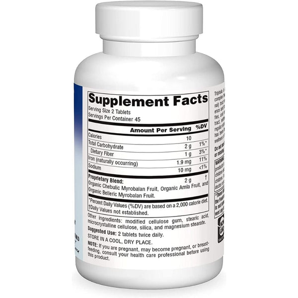 Planetary Herbals Digestive Health Planetary Herbals Triphala 1000mg 90 Tablets