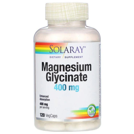 Solaray Vitamins & Minerals Default Solaray Magnesium Glycinate 400mg 120 Capsules