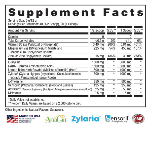 Apollon Nutrition Specialty Health Products Apollon From Dusk Till Dawn 20/40 Servings