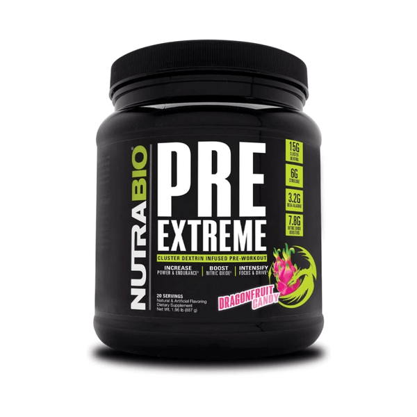 NutraBio Pre-Workouts Dragonfruit Candy NutraBio Pre Extreme 20/Servings