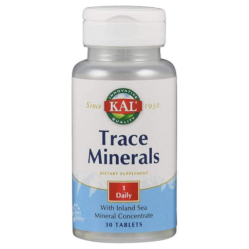 Kal Vitamins & Minerals Default KAL Trace Minerals 30 Tablets