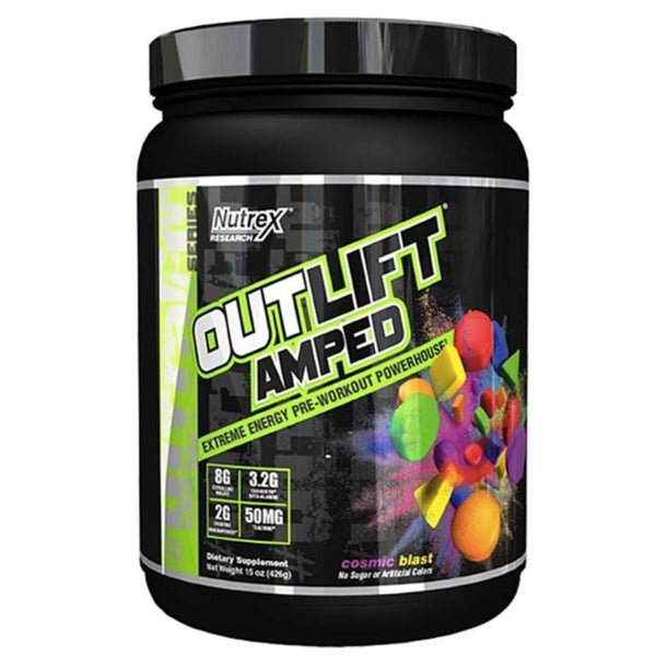 Nutrex Research Pre-Workouts Cosmic Blast Nutrex Research Outlift Amped 20 Servings (4482443509875)