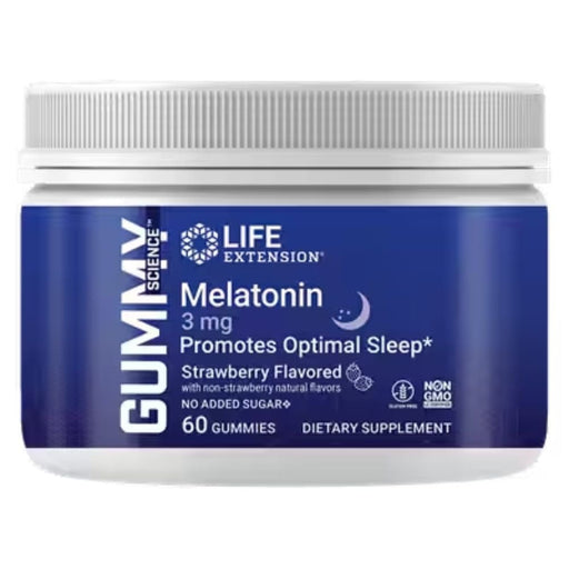 Life Extension Specialty Health Products Life Extension Melatonin 3mg 60 Gummies