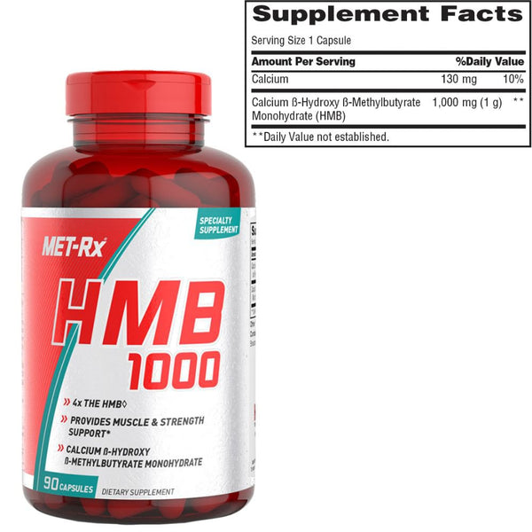 Met-Rx Amino Acids Met-Rx HMB 1000 90 Capsules