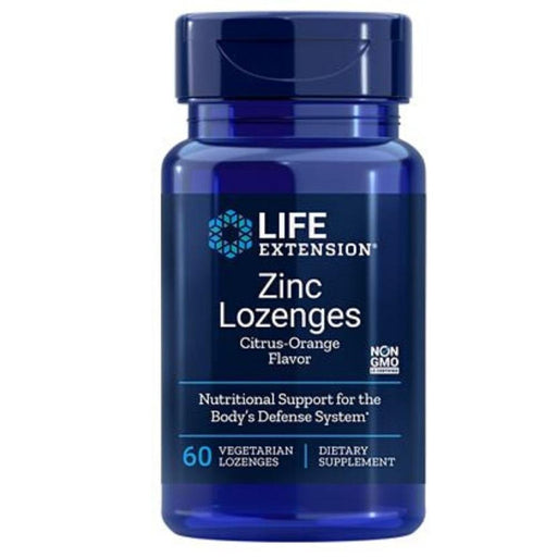 Life Extension Vitamins, Minerals, Herbs & More Life Extension Zinc Lozenges Orange Flavor  23mg 60 Lozenges