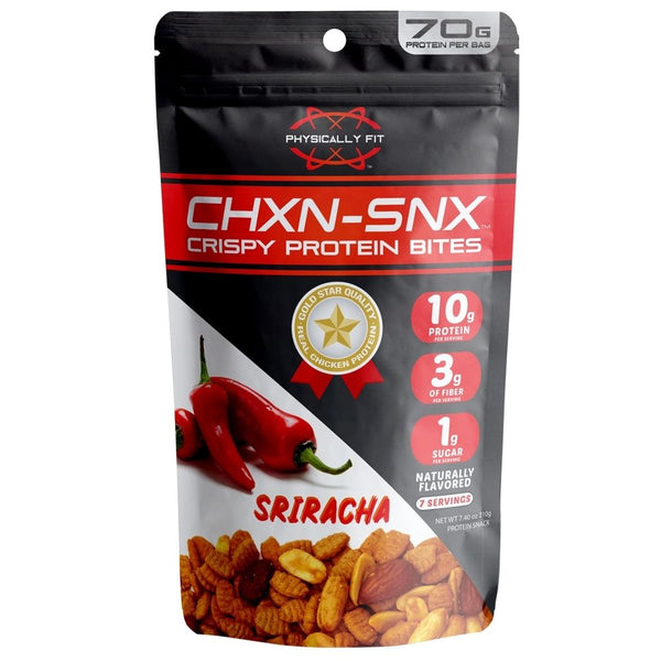 Physically Fit Foods Juices Sriracha Physically Fit CHXN-SNX Crispy Protein Bites 7 Servings