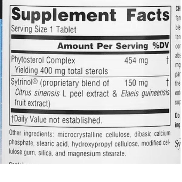 Source Naturals Vitamins, Minerals, Herbs & More Source Naturals Cholesterol Rescue 60 Tablets