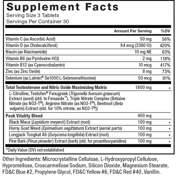 Force Factor Sports Performance & - Recovery Force Factor Test X180 V2 60 Capsules