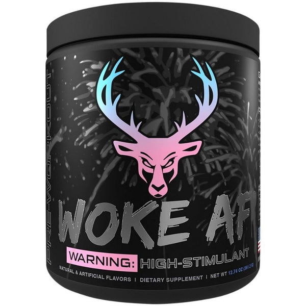 Bucked Up Sports Performance Recovery Pink Cotton Candy Bucked Up Woke AF 30 Servings