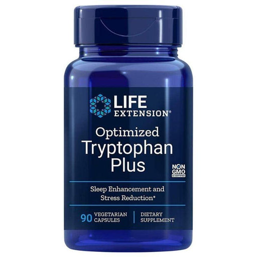 Life Extension Amino Acids Life Extension Optimized Tryptophan Plus 90 Capsules (4527063597171)