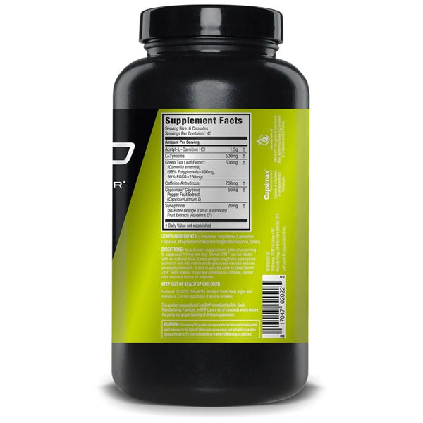 JYM Fat Burner JYM Brand JYM Shred 240 Capsules