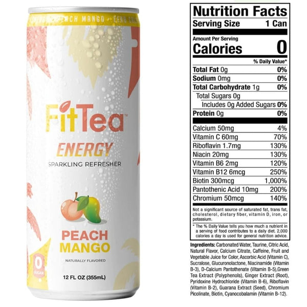 Fit Tea Energy Drinks Fit Tea Energy 12 Case