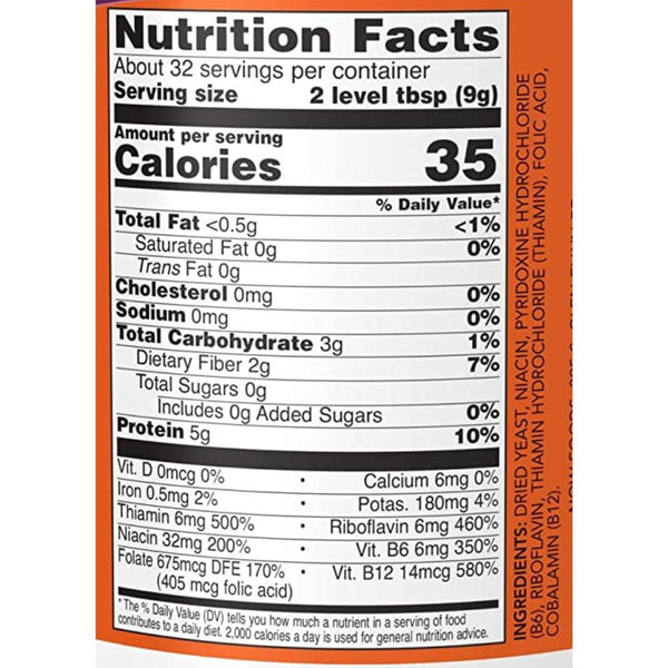 Now Foods Vitamins, Minerals, Herbs & More Now Foods Nutritional Yeast Flakes 10 Oz