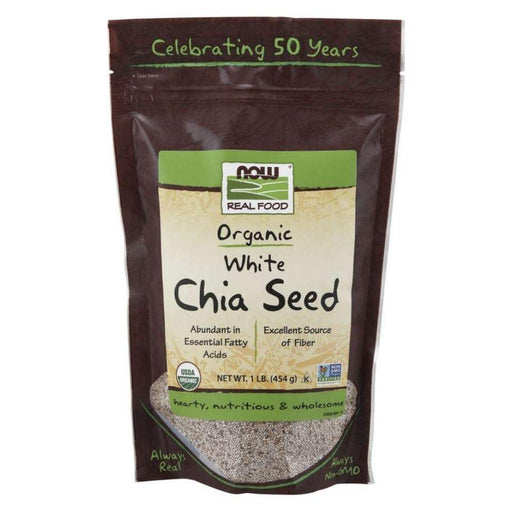 Now Foods Vitamins, Minerals, Herbs & More Now Foods Organic White Chia Seed 1lbs