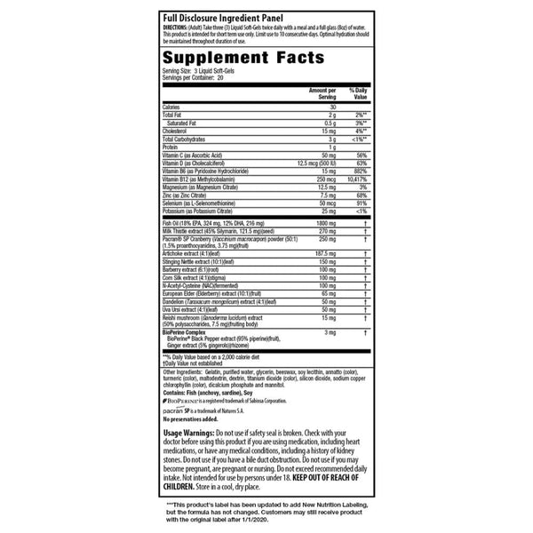 Irwin Naturals Specialty Health Products Irwin Naturals 2-In-1 Kidney & Liver Super Cleanse 60ct