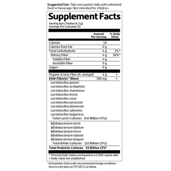 Garden of Life Vitamins, Minerals, Herbs & More Garden of Life Dr. Formulated Probiotics Fitbiotic 20 Packets