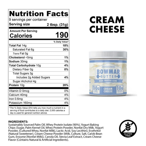 Bowmar Nutrition Foods & - Juices Bowmar Nutrition Protein Frosting 10oz Cream Cheese