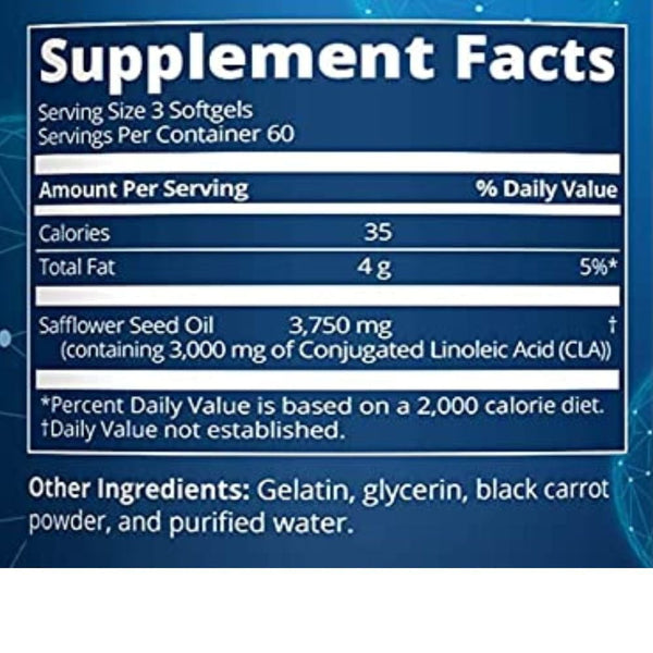 MRM Sports Nutrition & More MRM CLA 1250 Conjugated Linoleic Acid 90 Softgels