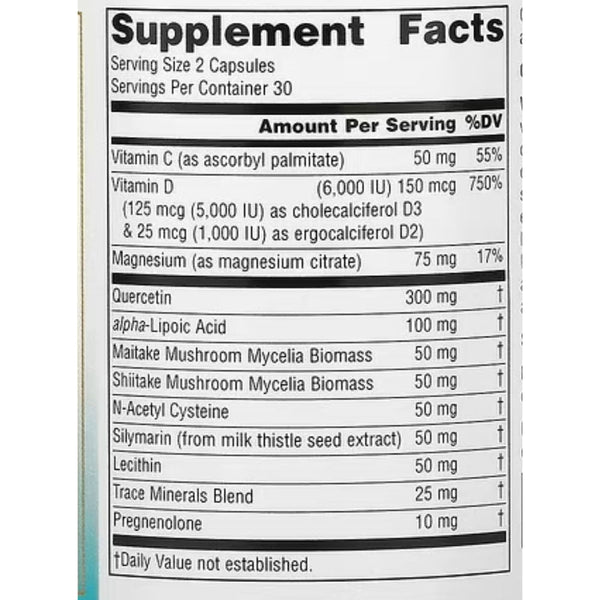 Source Naturals Specialty Health Products Source Naturals Wellness D-MMunity 60 Capsules