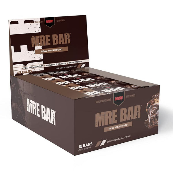 Redcon 1 Bars German Chocolate cake Redcon1 MRE Bars 12/Box