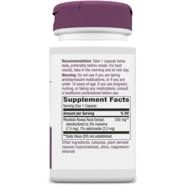 Enzymatic Therapy Herbs Nature's Way Rhodiola Energy 60 Capsules