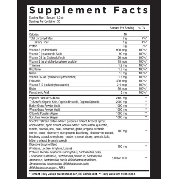 Core Nutritionals Digestive Health Core Nutritionals Greens 30 Servings