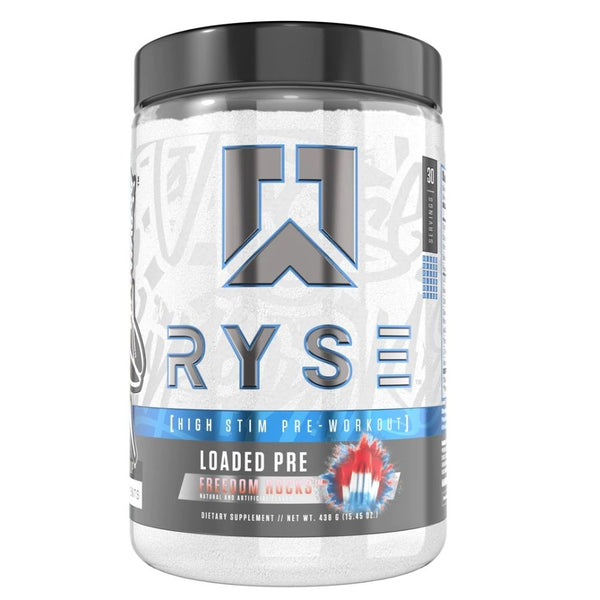 Ryse Supplements Pre-Workouts Freedom Rocks Ryse Loaded Pre Preworkout 30 Servings