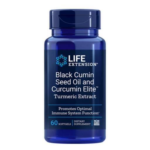Life Extension Herbs LE Black Cumin Seed Oil w Curcumin Elite Turmeric Extract 60SG