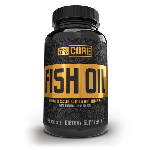 5% Nutrition Essential Fatty Acids & - Oils 5% Nutritionals Core Fish Oil 120 Softgels