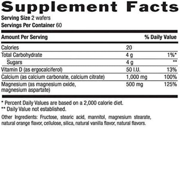 Country Life Vitamins & Minerals Country Life Cal-Snack w/ Magnesium 120 Wafers