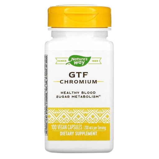 Nature's Way Sports Nutrition & More Nature's Way GTF Chromium 100 Capsules