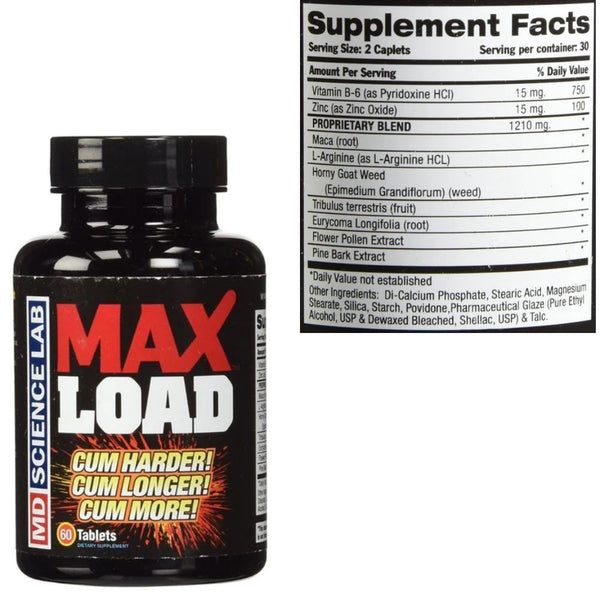 MD ScienceLab Personal Care& - Hygeine MD ScienceLab Max Load 60 Tabs