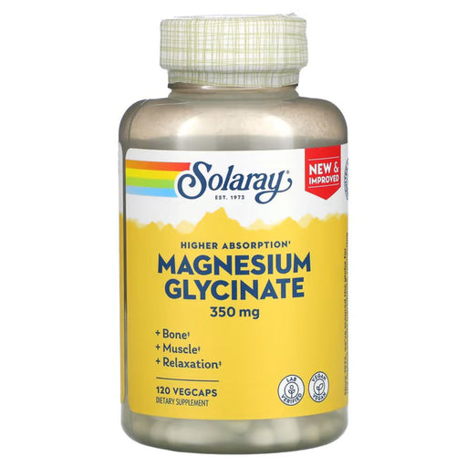 Solaray Vitamins & Minerals Solaray Magnesium Glycinate 350mg 120 Capsules