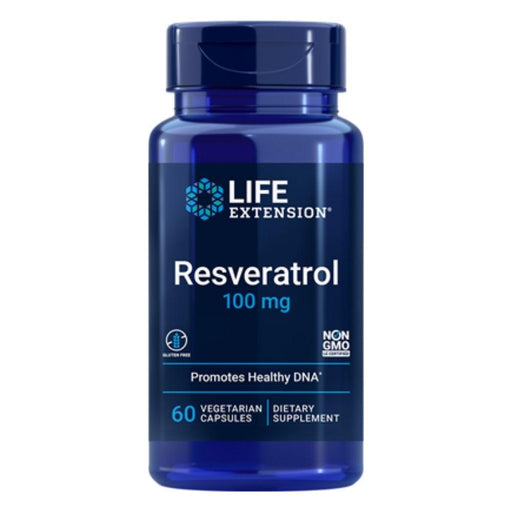 Life Extension Specialty Health Products Life Extension Resveratrol 100mg 60 Capsules (4336376053875)