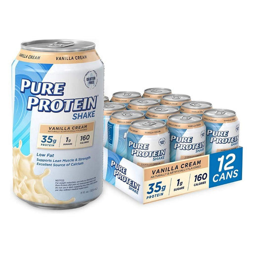 Pure Protein Drinks Vanilla Cream Pure Protein Shake 12/ea