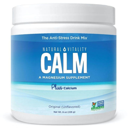 Natural Vitality Vitamins & Minerals Original (Unflavored) Natural Vitality Calm 8oz