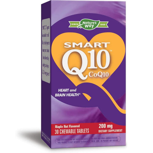 Enzymatic Therapy Specialty Health Products Nature's Way Smart CoQ10 200mg 30 Maple Tablets