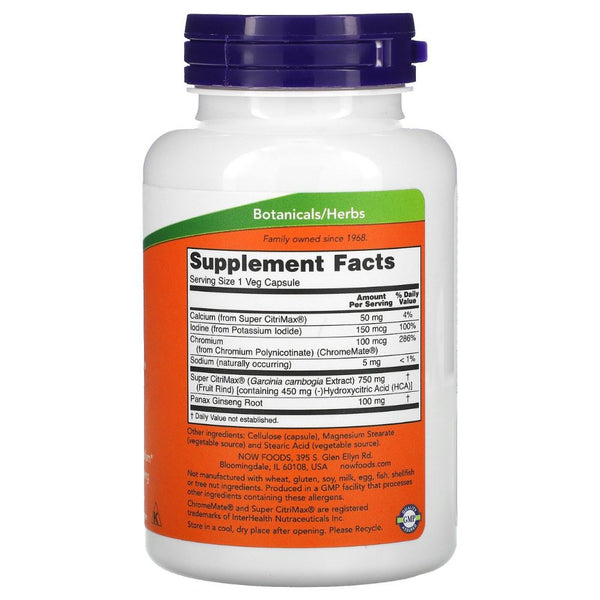 Now Foods Sports Nutrition & More Now Foods Super Citrimax Garcinia Cambogia Extract 90 Capsules