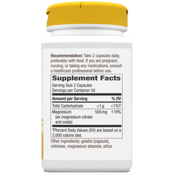 Nature's Way Vitamins, Minerals, Herbs & More Nature's Way Magnesium Complex 250mg 100 Caps