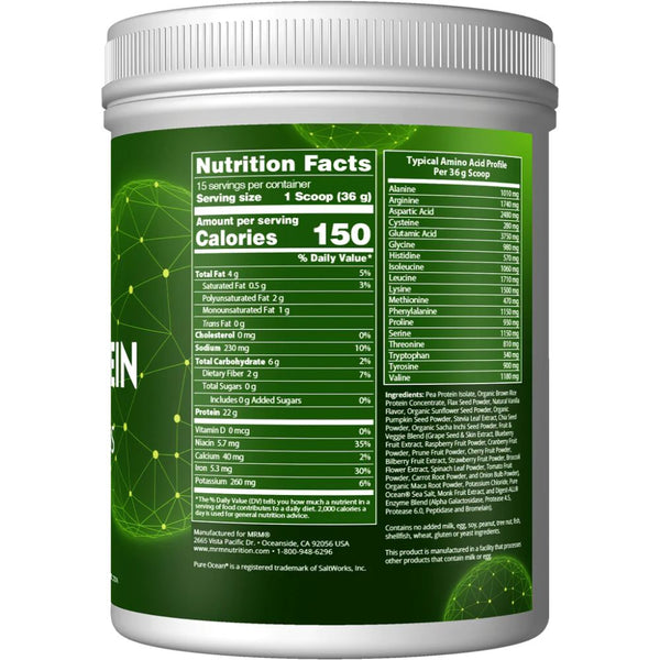 MRM Sports Nutrition & More MRM Veggie Protein 570 Grams