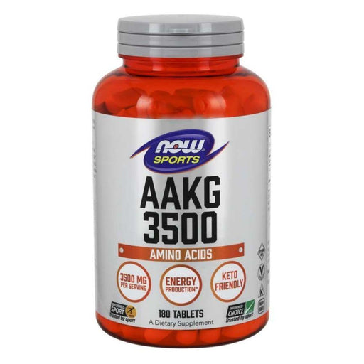 Now Foods Amino Acids Default Now Foods AAKG 3500 180 Tablets (1819312685100)