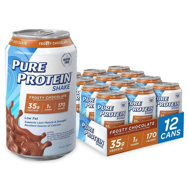 Pure Protein Drinks Frosty Chocolate Pure Protein Shake 12/ea