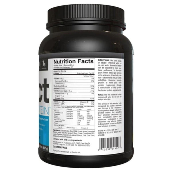 PEScience Protein Powders PEScience Select Protein 27 Servings