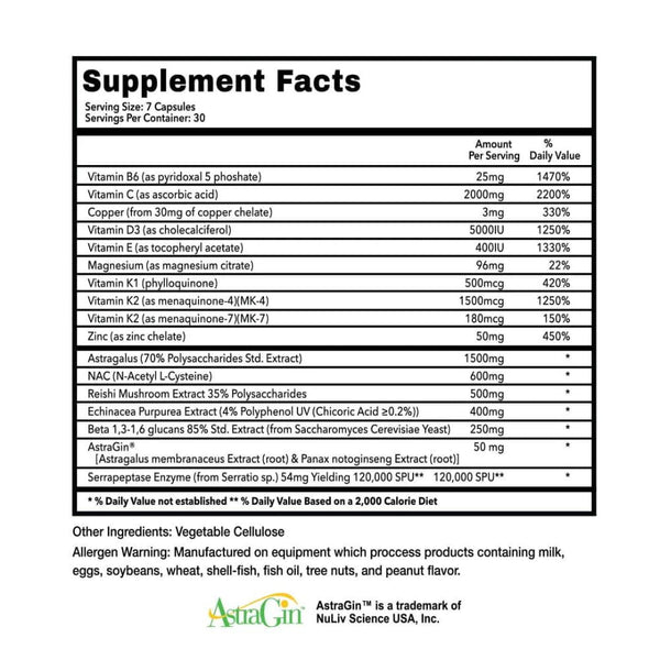 Nutritox Specialty Health Products Nutritox Immune Boost 210 Capsules