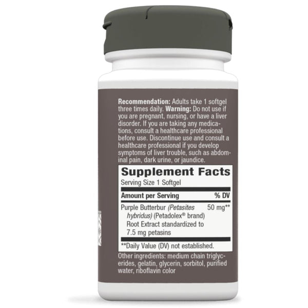 Enzymatic Therapy Specialty Health Products Nature's Way Petadolex Pro-Active 60 Softgels