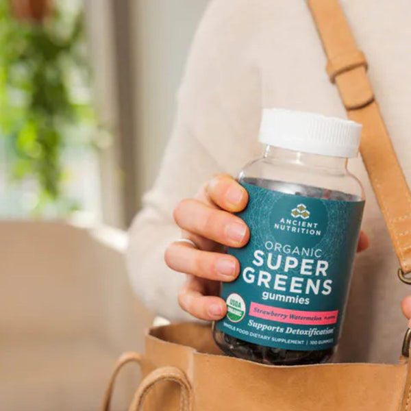 Ancient Nutrition Meal Replacement Powders Ancient Nutrition Organic Super Greens Gummies 100ct