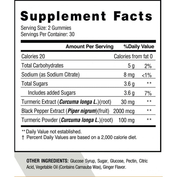 Motiv-8 Herbs Motiv-8 Turmeric Gummies 60ct